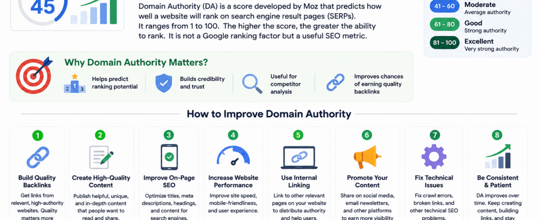 What is Domain Authority and how to improve it?