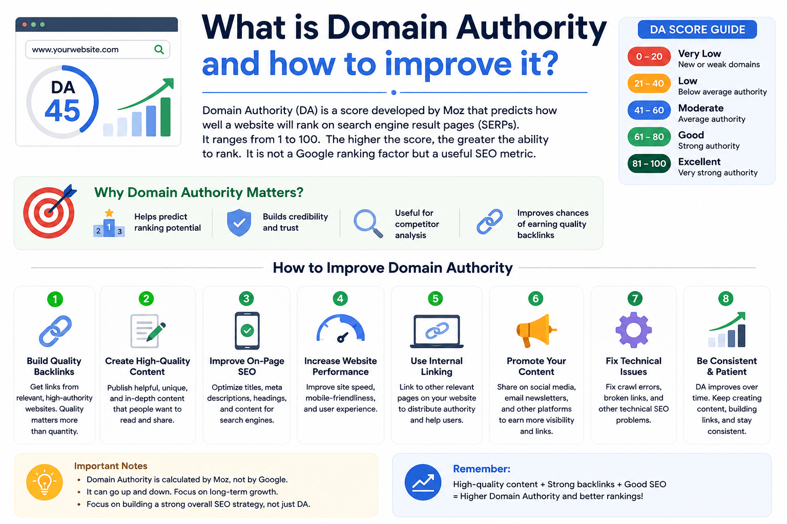 What is Domain Authority and how to improve it?