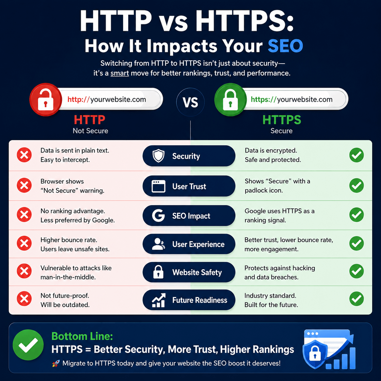 HTTP vs HTTPS: How It Impacts Your SEO?
