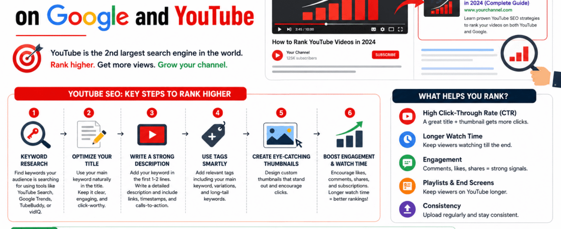 YouTube SEO: How to Rank Your Videos on Google and YouTube