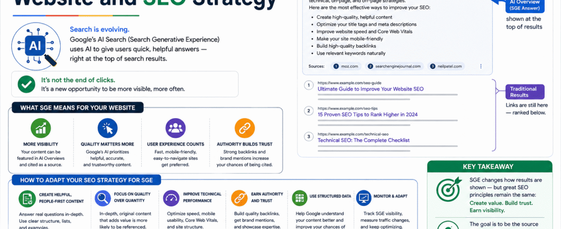 Google’s AI Search (SGE) — What It Means for Your Website and SEO Strategy